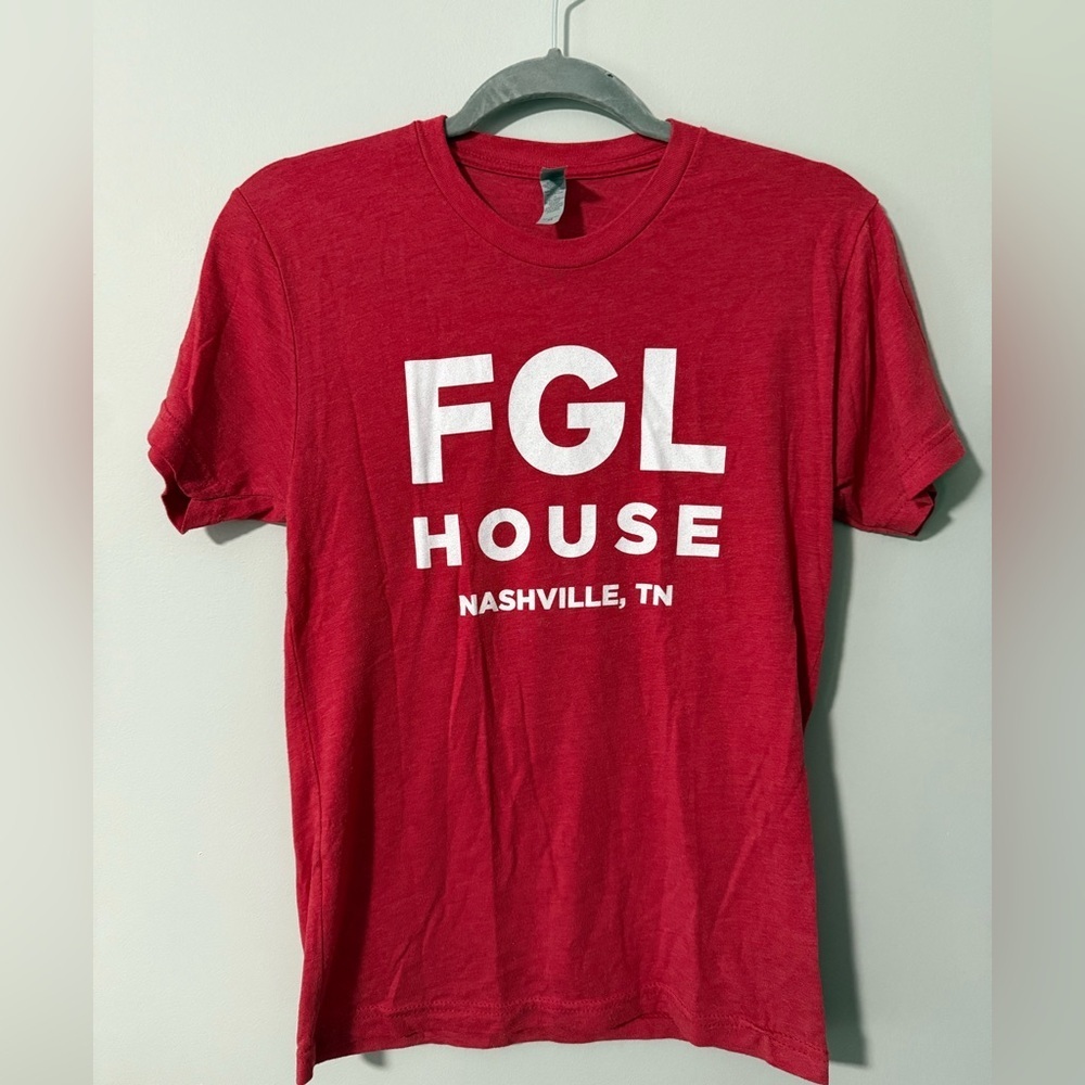 Next Level Apparel Florida Georgia Line Red Tshirt